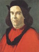 Sandro Botticelli Portrait of Lorenzo de'Lorenzi oil